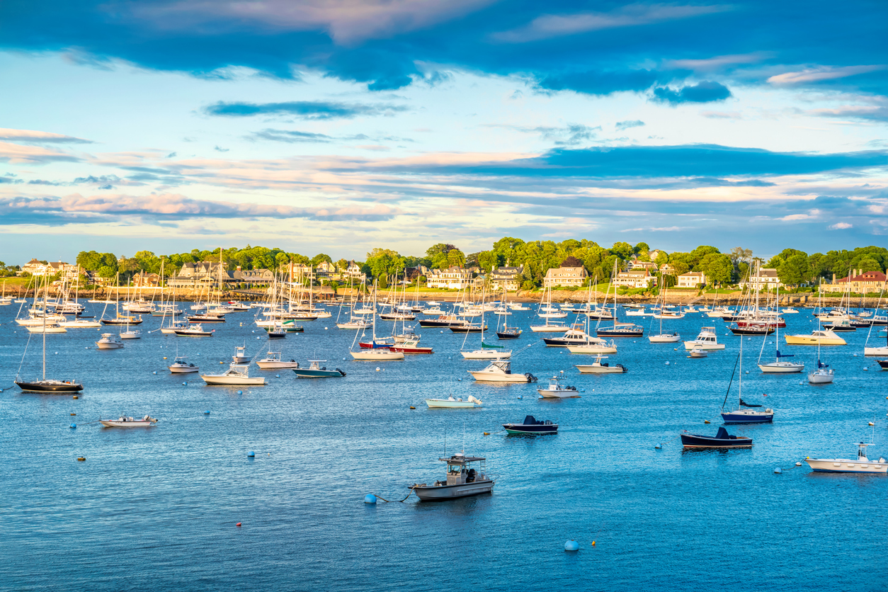 Panoramic Image of Marblehead, MA